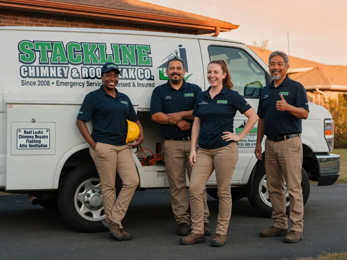 Chimney flashing repair company in Beggs, OK